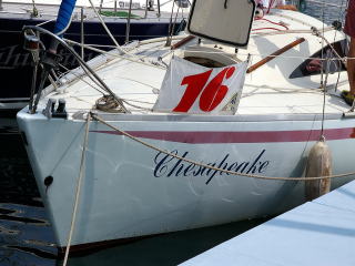 Our yacht, "Chesapeake" before sailing