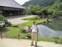 曹源池庭園にて