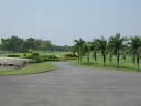 The view of the course from the club house