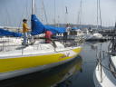 Preparations for sailing at Sunrise Marina