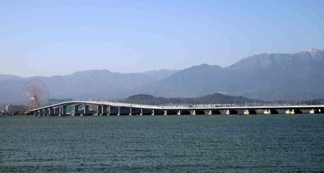 The Biwako Ohashi Bridge