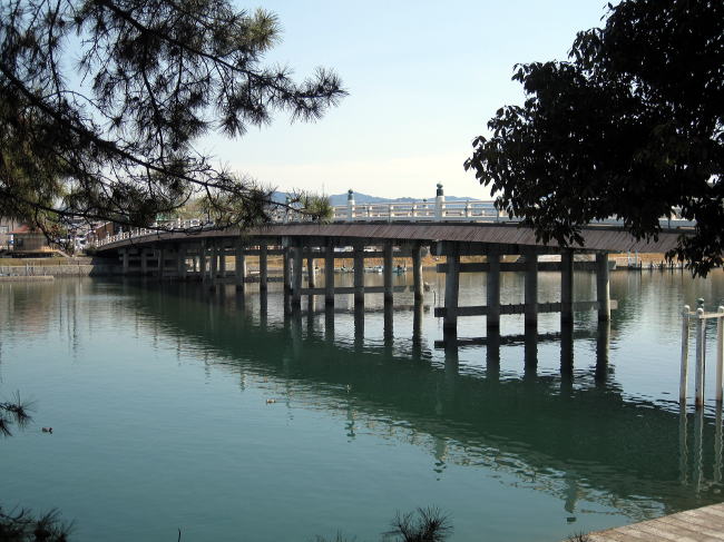 The Chinese Bridge at Seta, so-called Seta-no-karahashi
